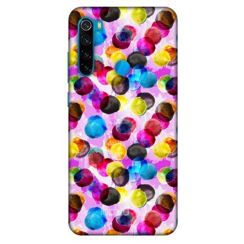 Xiaomi Redmi Note 8 Kılıf Pastel Renkler (42) Rugged Armor Kılıf Mor Pembe