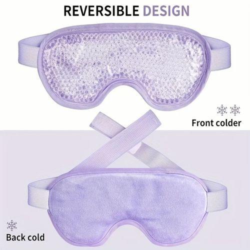 Sıcak Ve Soğuk Boncuklu Buz Jeli Terapi Göz Maskesi (mor)