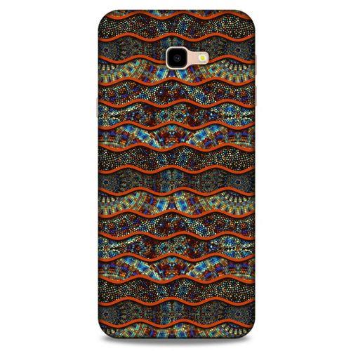 Samsung Galaxy J4 Plus Kılıf Baskılı Özel Seri Taşlı (35) Fit Design Kılıf