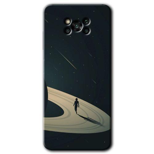 Poco x3 NFC Kılıf HD Desen Baskılı Arka Kapak - Space Planet
