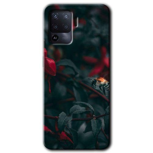 Oppo Reno 5 Lite Kılıf Baskılı Arka Kapak - Avcı Arı +Tam Ekran Koruyucu