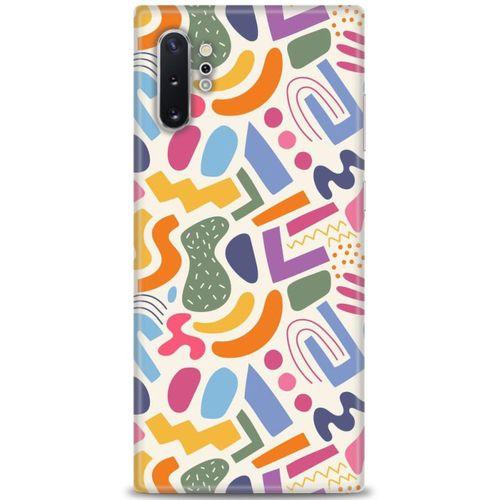 Samsung Galaxy Note 10 Plus Kılıf HD Baskılı Kılıf - Color + Tam Ekran Koruyucu