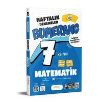 7. Sınıf Bumerang Haftalık Matematik Denemeleri Günay Yayınları