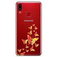 Samsung Galaxy A10s Kılıf Colorful Kelebek Arka Kapak Koruma Desenli Full Koruyucu