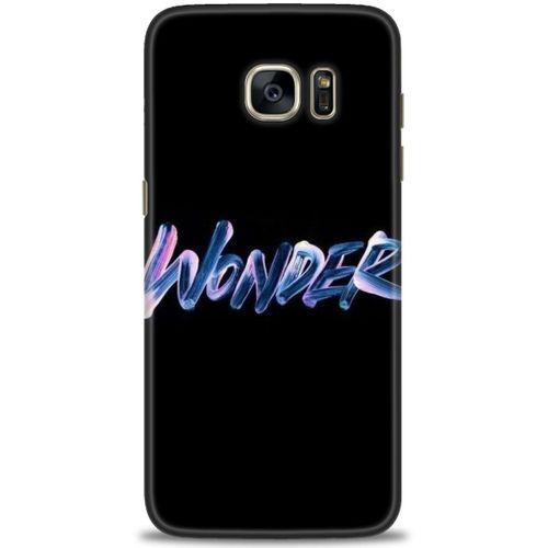 Samsung Galaxy S7 Edge Kılıf HD Baskılı Kılıf - Wonder + Tam Ekran Koruyucu