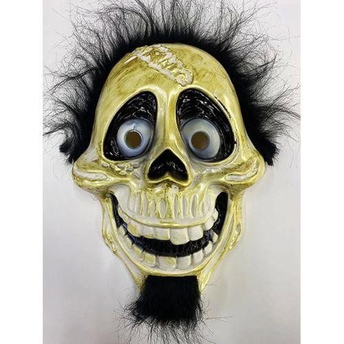 Siyah Peluş Saçlı Coco Hector Rivera Maskesi 25x23 Cm - Lisinya