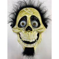 Siyah Peluş Saçlı Coco Hector Rivera Maskesi 25x23 Cm - Lisinya