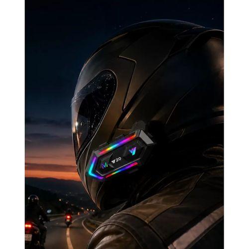 Bluetooth 5.3 Motosiklet Kask Intercom Kulaklık 1000 Metre Bağlantı