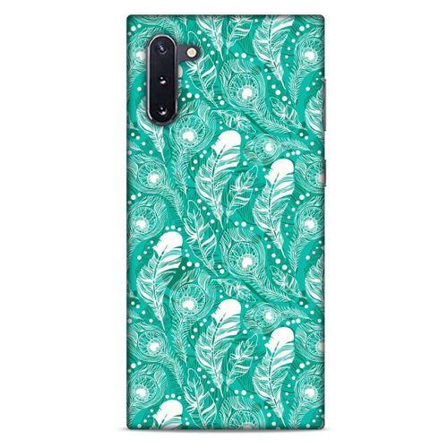 Samsung Galaxy Note 10 Kılıf Desenli Özel Seri Tüyler (45) Liquid Air Kılıf