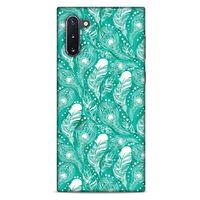 Samsung Galaxy Note 10 Kılıf Desenli Özel Seri Tüyler (45) Liquid Air Kılıf
