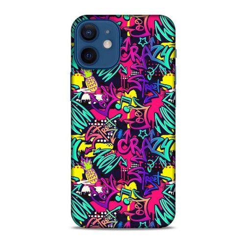 Graffitix (43) Desenli Silikon Kapak Apple iPhone 12 Mini Kılıf