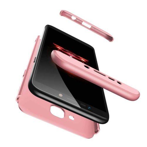 Samsung Galaxy J7 Prime Uyumlu Kılıf Koruyucu Sert Double Dip Protective Siyah-Kırmızı
