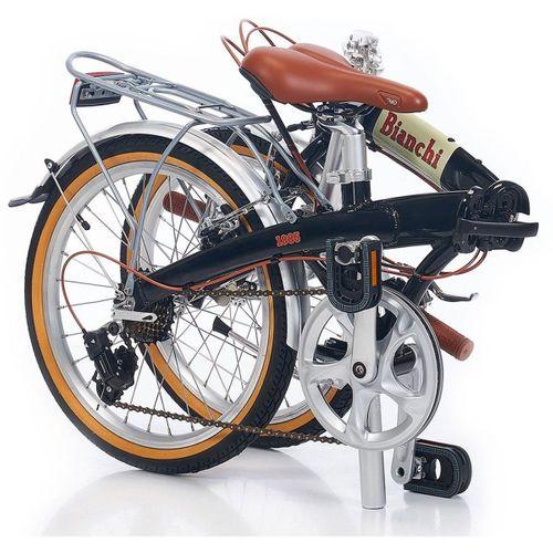 Bianchi New Vintage 20 Jant Katlanır Bisiklet Siyah