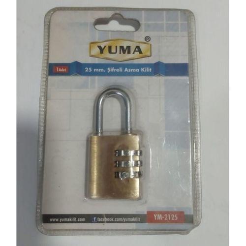 Şifreli Pirinç Asma Kilit 25 Mm