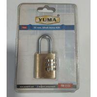 Şifreli Pirinç Asma Kilit 25 Mm