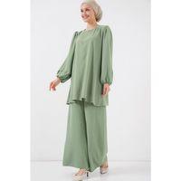 Ayrobin Tunik Pantolon Alt Üst Takım 6712 - Çağla