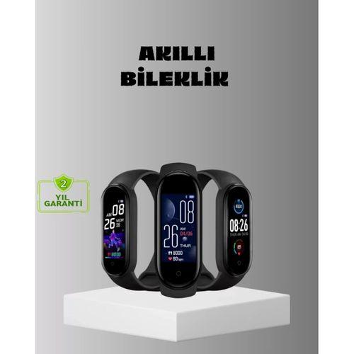 Akıllı Bileklik Adım Sayarlı Kalori Takipli Bildirim Uyumlu Ip67
