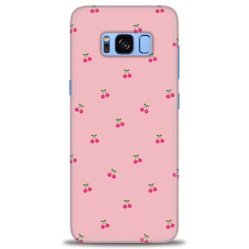 Samsung Galaxy S8 Plus Kılıf HD Baskılı Kılıf - Minik Kirazlar + Tam Ekran Koruyucu