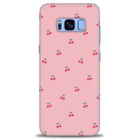 Samsung Galaxy S8 Plus Kılıf HD Baskılı Kılıf - Minik Kirazlar + Tam Ekran Koruyucu