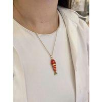 Balık Kolye - Kırmızı