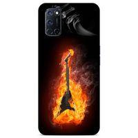 Lopard Oppo A52 Uyumlu Kılıf FireX (12) Koruyucu Silikon Elektro Gitar