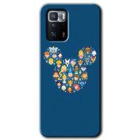 Xiaomi Poco x3 GT HD Baskılı Kılıf + 9D Tam Ekran Koruyucu - Mickey