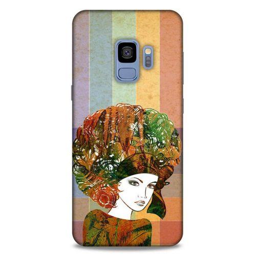 Lopard Samsung Galaxy S9 Uyumlu Kılıf Sürreal Yüzler ♀ (33) Hybrid Kılıf Baskılı