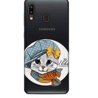 Zoologix (43) Samsung Galaxy A11 Şeffaf Kılıf Silikon Desenli
