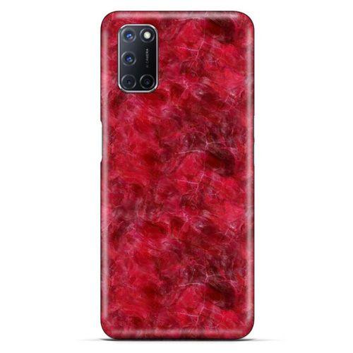Mermer Desenli (6) Tema Silikon Kılıf Kırmızı Alcatel 3x 2020 Kılıf