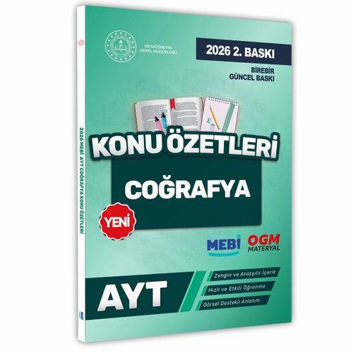 2026 YKS-AYT MEBİ-OGM Coğrafya Pratik Konu Özet Kitabı RENKLİ A4 Boyut Görsel Destekli BASKI ÜCRETİ