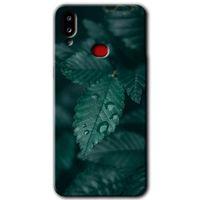 Potkal Hediye Fabrikası Samsung Galaxy A10s HD Baskılı Kılıf + 9D Tam Ekran Koruyucu - Yağmurlu Yaprak