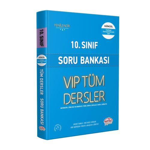 10. Sınıf VİP Tüm Dersler Soru Bankası Editör Yayınları