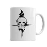Caveira Tribal Kupa Bardak Porselen