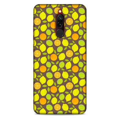 Frutix Turunç 01 Xiaomi Redmi 8 Kılıf Desenli Silikon