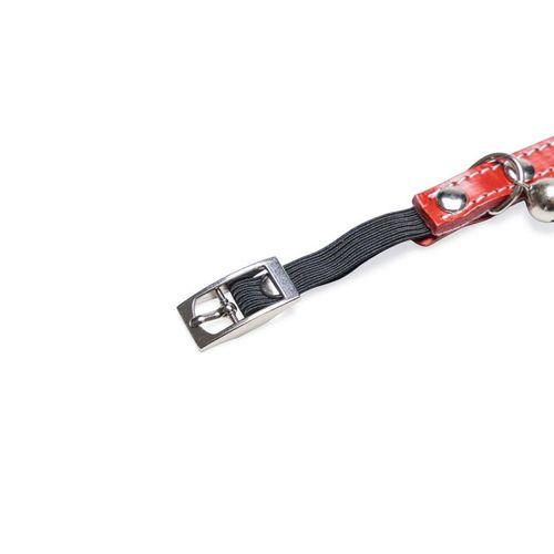 Beeztees Kedi Boyun Tasması, Bandanalı, Zilli, Kırmızı, 24-29cm