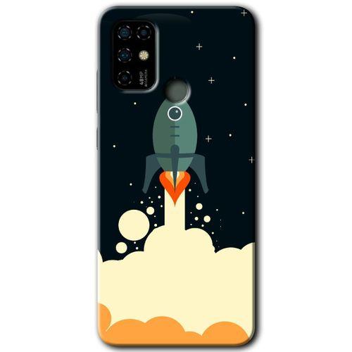 Casper Via F20 Kılıf HD Desen Baskılı Arka Kapak - Space Smoke