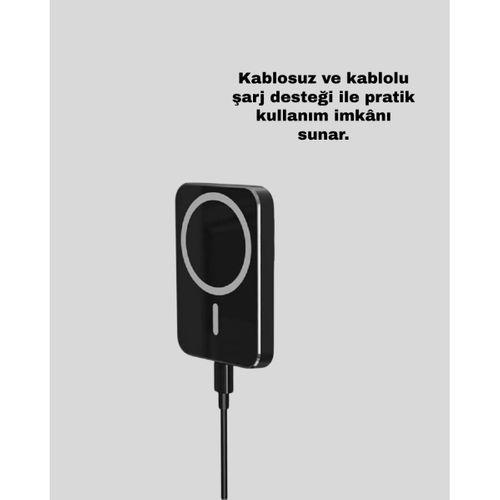 15w Kablosuz Şarj Destekli Magsafe Araç Tutucu Havalandırma Klipsli