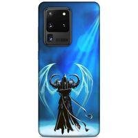 Lopard Samsung Galaxy S20 Ultra Uyumlu Kılıf GameX (47) Crystal Flex Kılıf Mavi