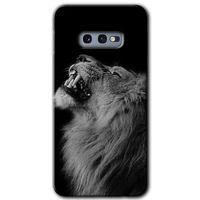 Samsung Galaxy S10e HD Baskılı Kılıf + 9D Tam Ekran Koruyucu - Lion