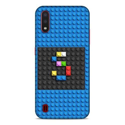 Lopard Samsung Galaxy A01 Uyumlu Kılıf BloX (30) Silicone Case S Harfi