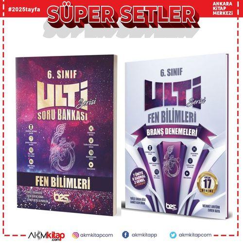 Ulti Yayınları 6.Sınıf Fen Bilimleri Soru Bankası ve Deneme Seti 2 Kitap