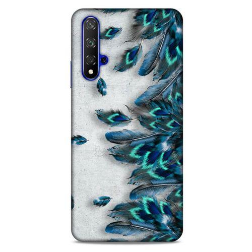 Huawei P Smart S Y8P Kılıf Desenli Özel Seri Tüyler (41) Tank Kılıf
