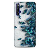 Huawei P Smart S Y8P Kılıf Desenli Özel Seri Tüyler (41) Tank Kılıf