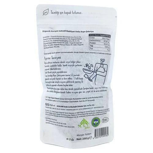OG Natural OG Natural Organik Karışık Sebzeli Bakliyat Unlu Arpa Şehriye 250 Gr