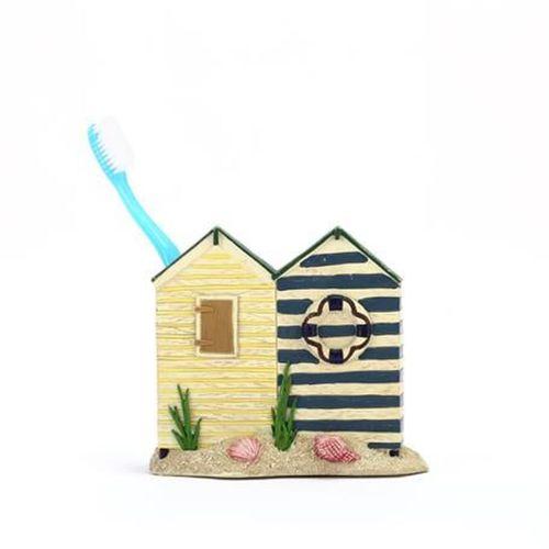 Diş Fırçalık Balıkcı Evi Poliresin13X3X11Cm