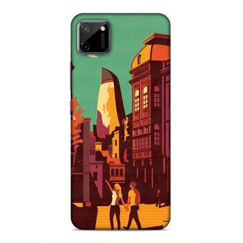 Realme C11 Uyumlu Kılıf Azarbaijan (44) Tough Armor Kılıf Bakü Çizim