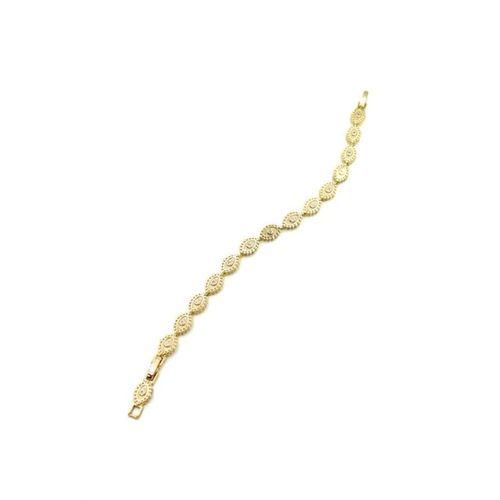 Taşlı Göz Bileklik - Altın