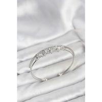 Çiçek Model Pirinç Gümüş Renk Kadın Bileklik