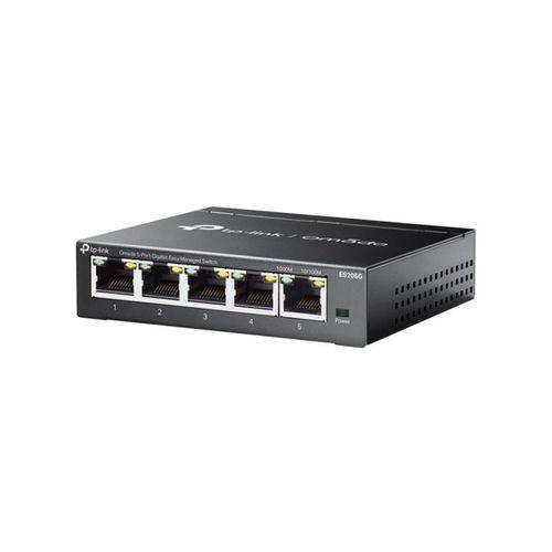 TP-LINK OMADA ES205G 5 PORT GIGABIT YONETİLEBİLİR METAL KASA SWITCH