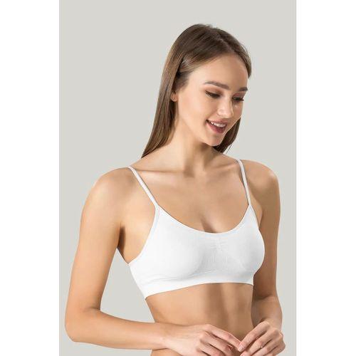 Kadın Ince Askılı Pedli Büstiyer Yarım Atlet Sütyen 3'lü Set